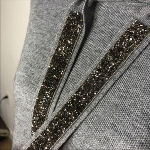 hoodie with glitter strings